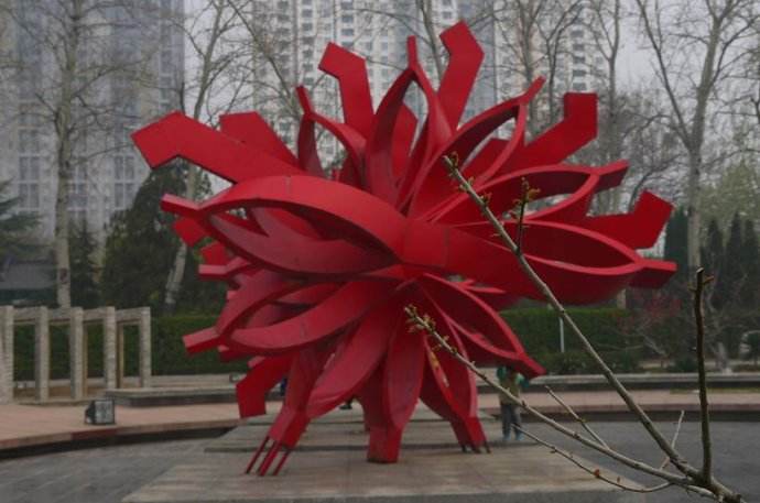 不锈钢场景雕塑