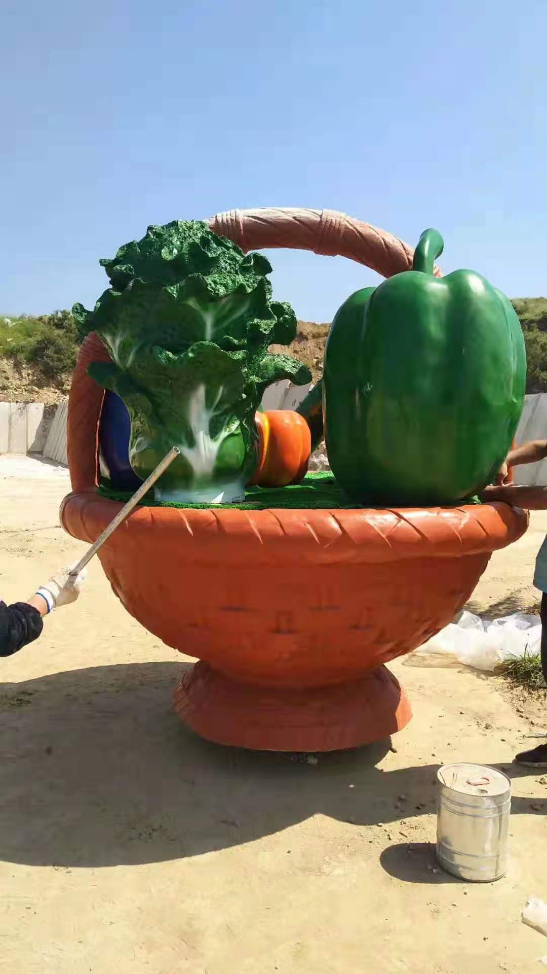 广场花篮景观雕塑单价