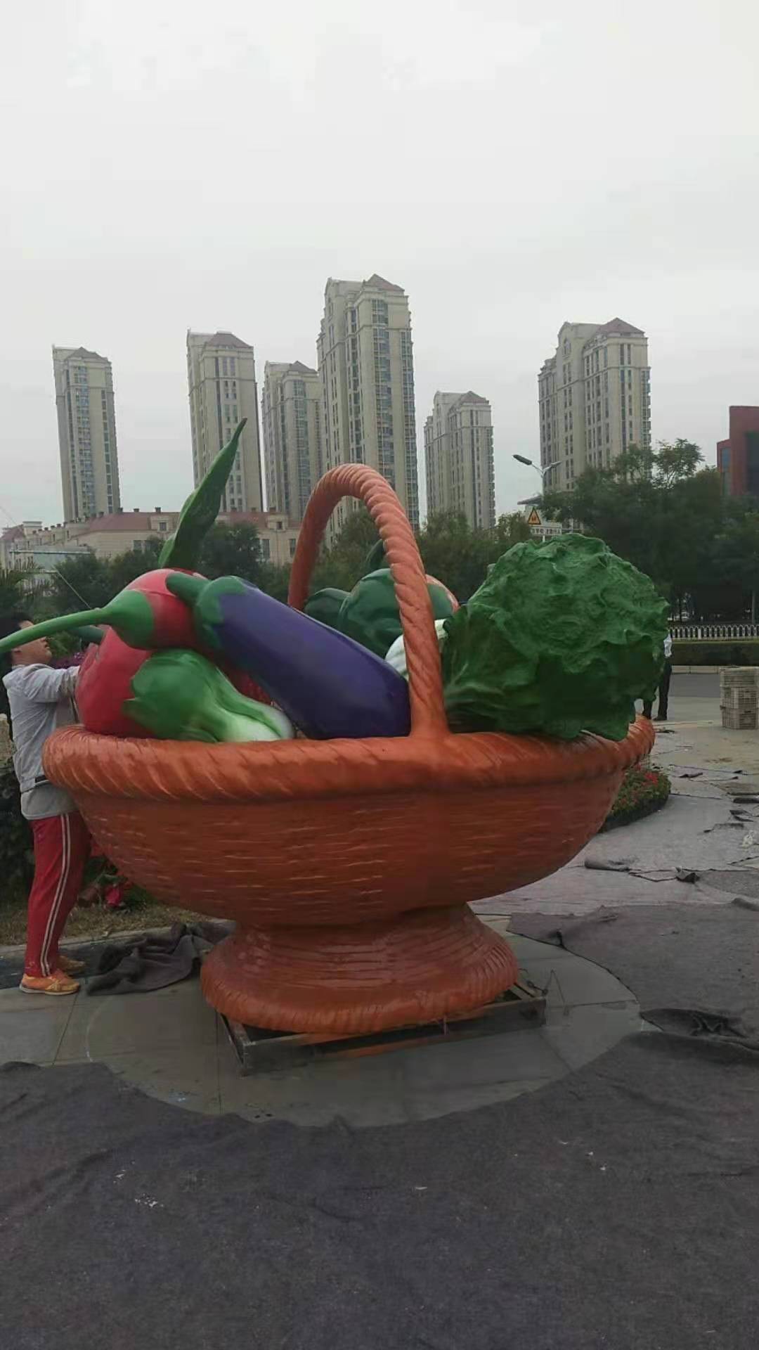工艺品花篮景观雕塑厂