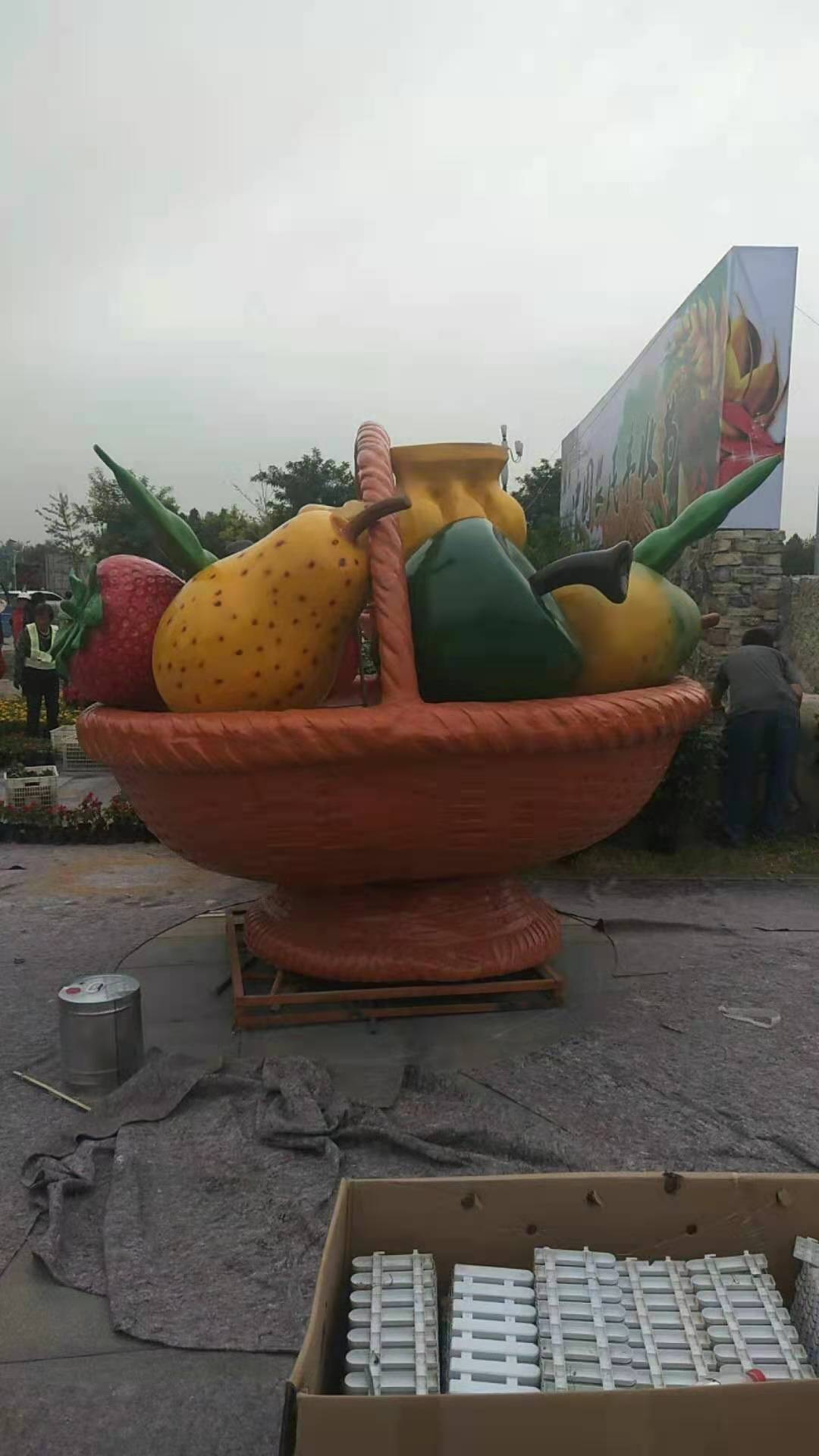 花篮雕塑供货商