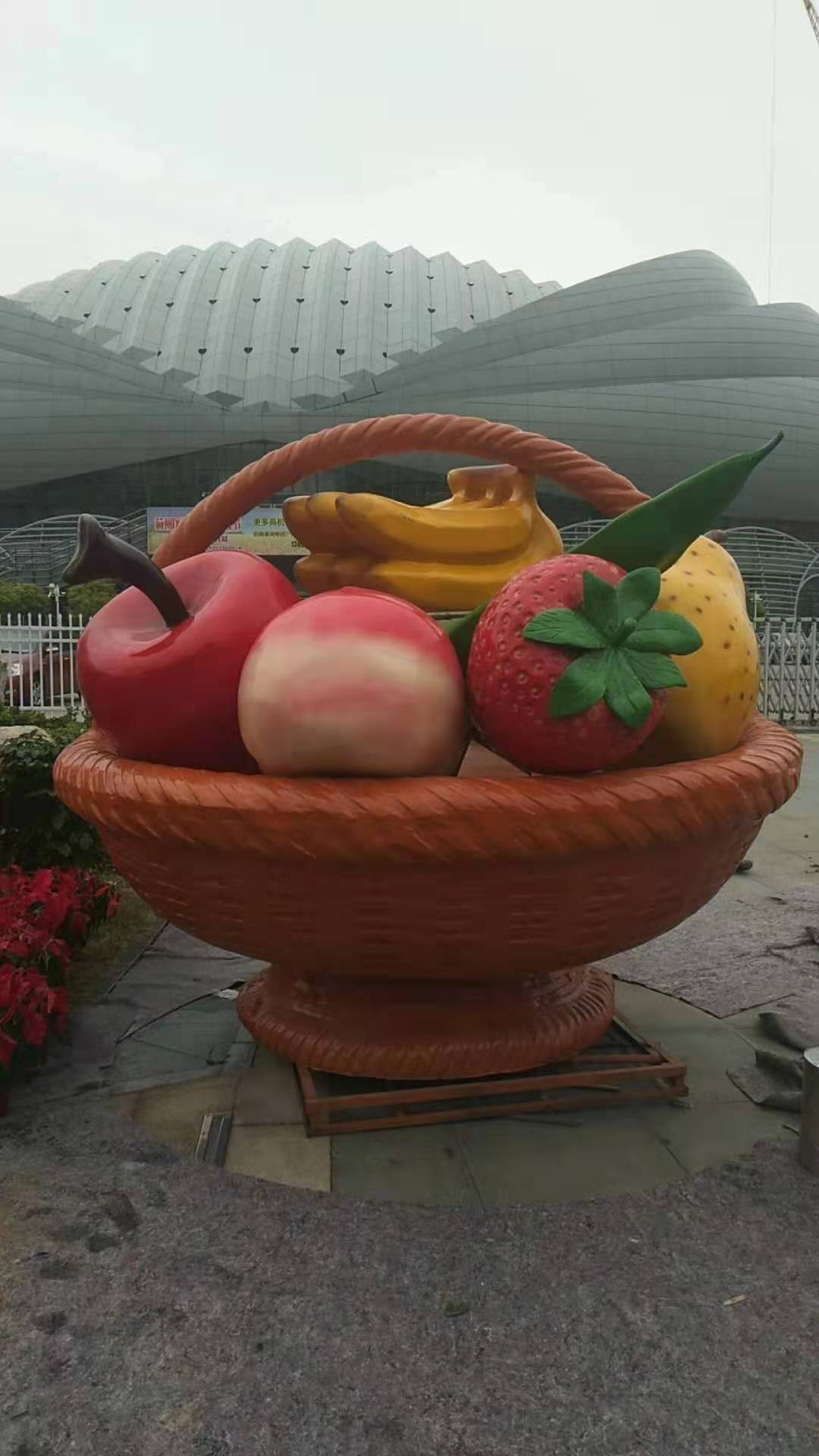 广场花篮景观雕塑批发价
