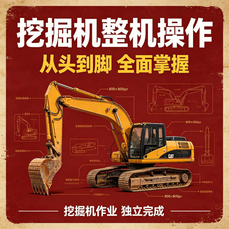 挖掘机实操技能培训