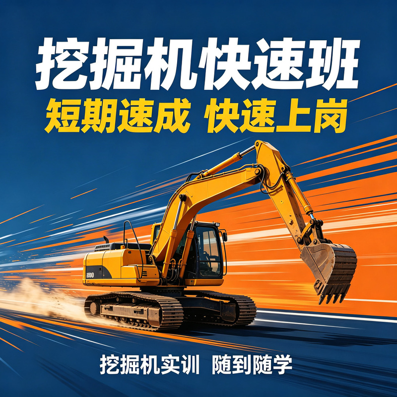 挖掘机工地实操培训