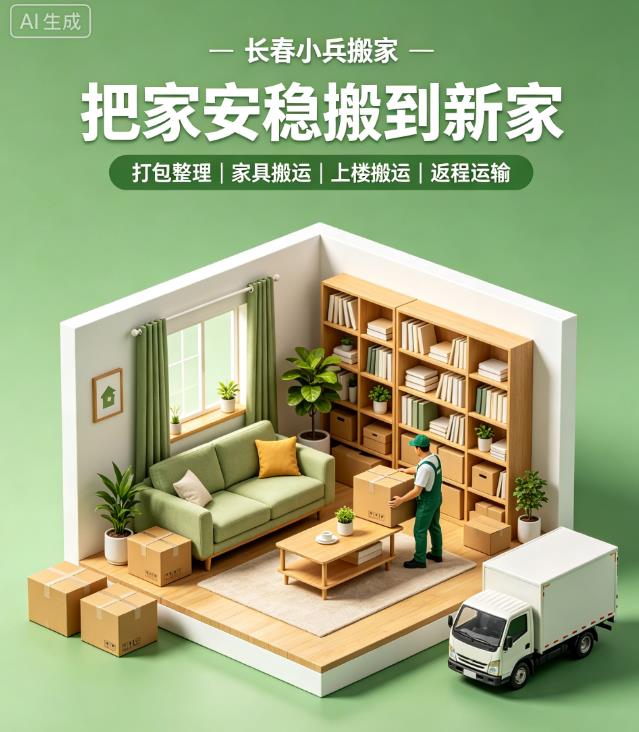 吉林长春九台正规搬家服务