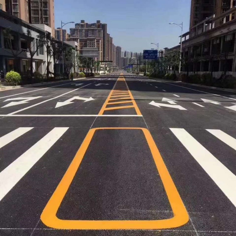 加油站道路划线