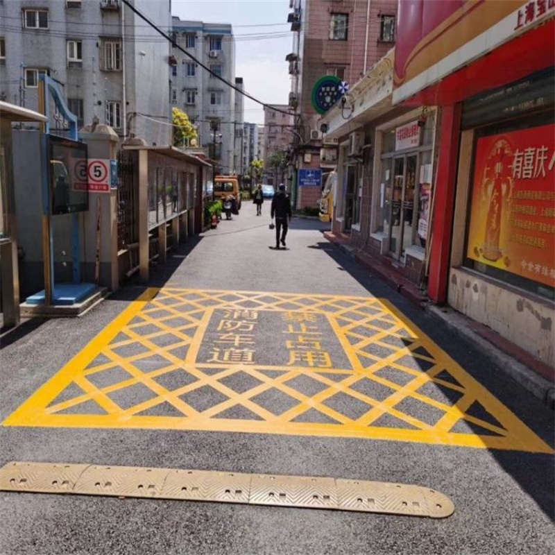 学校车位道路划线
