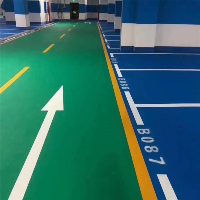 北京昌平地下停车场划线