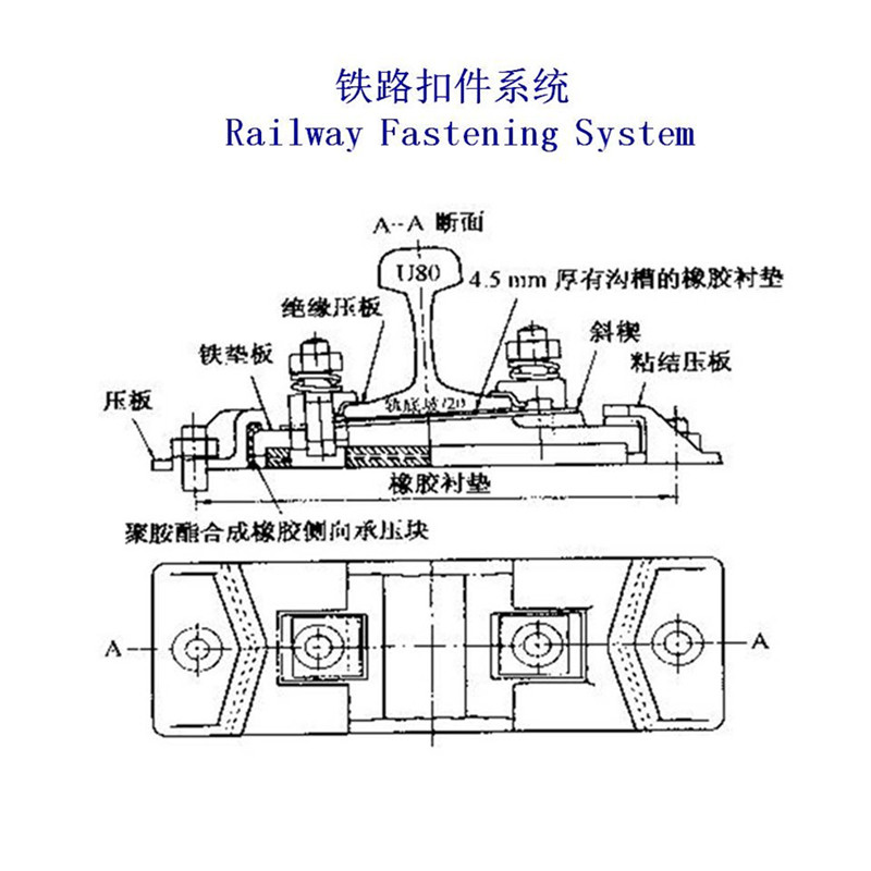 BS80A钢轨扣压件