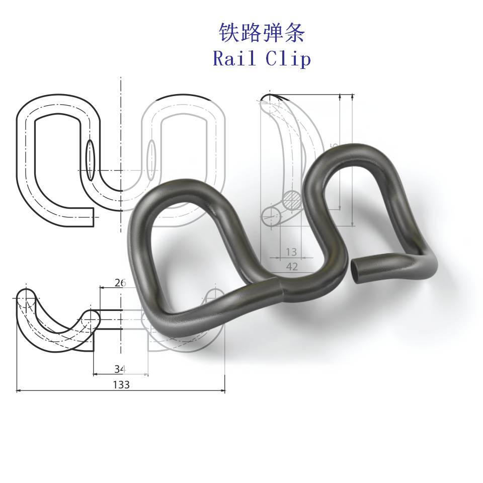 115RE钢轨弹条