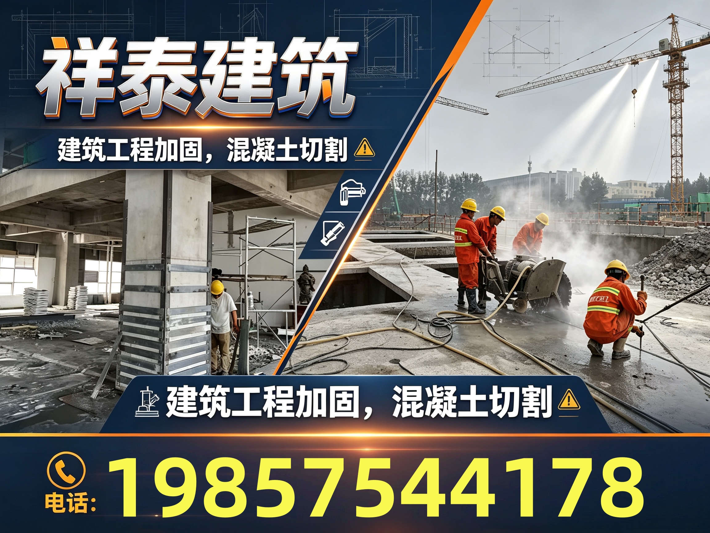 河北唐山地区桥梁切割施工