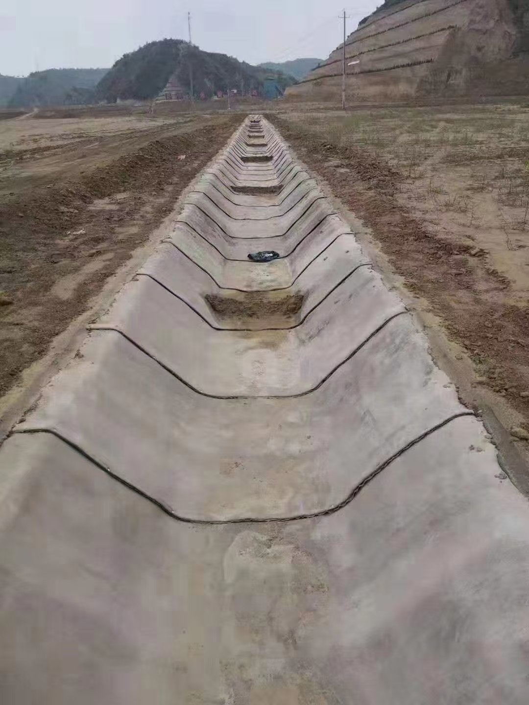 河道沟渠水泥毯