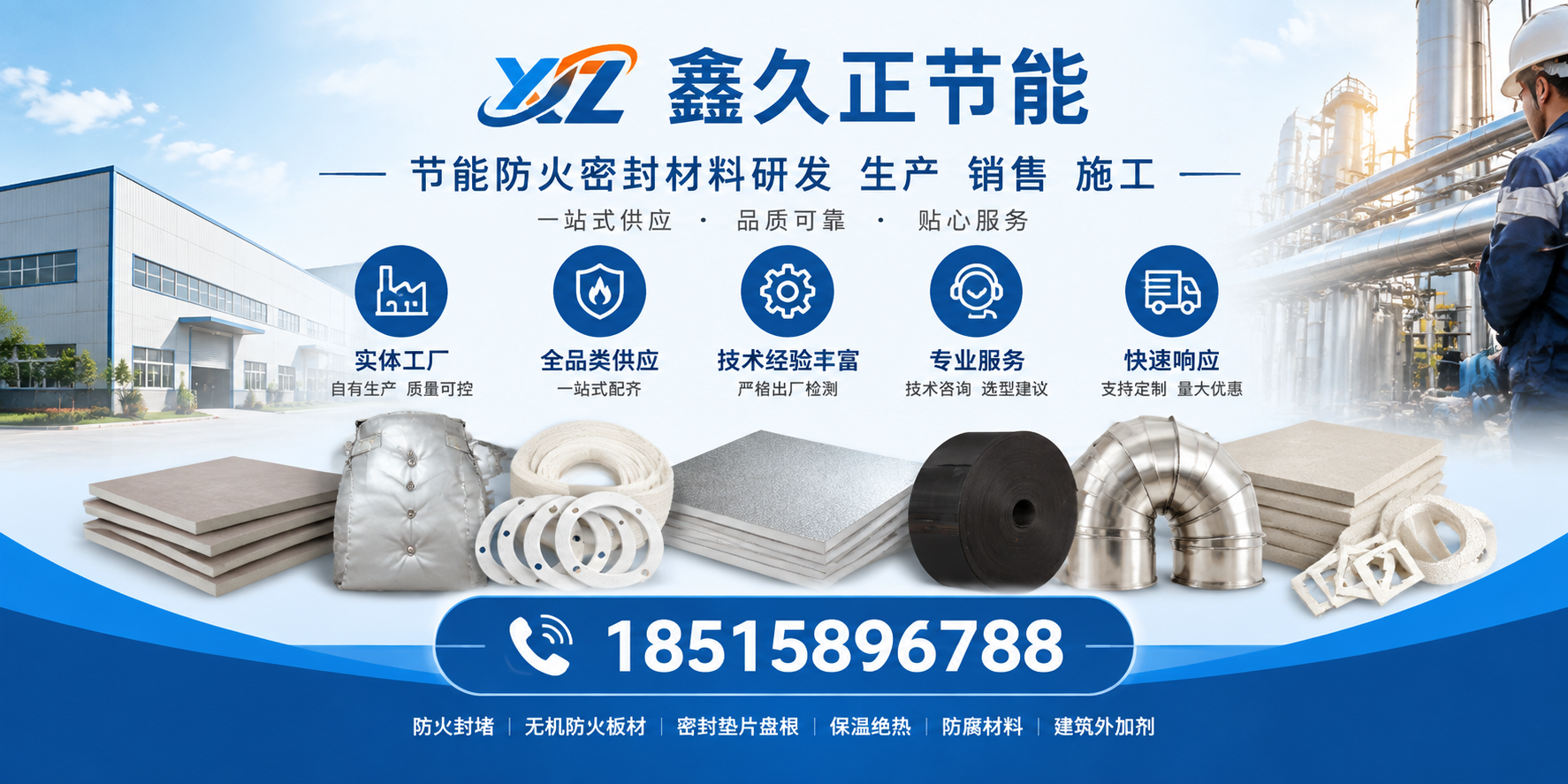 鑫久正节能可拆卸保温套产品展示