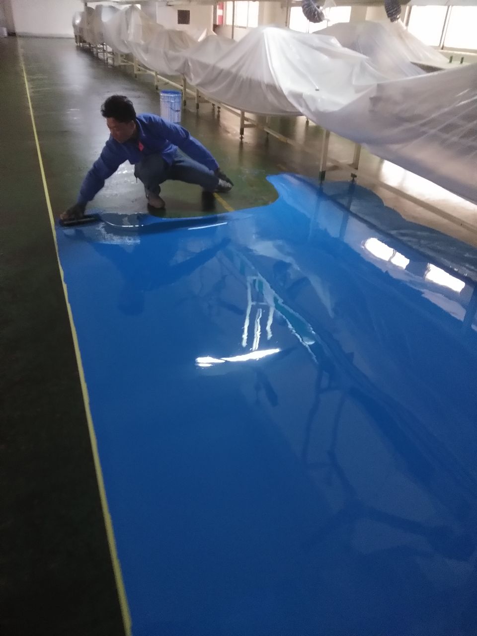 珠海停车场地坪漆施工厂家 环氧地坪漆