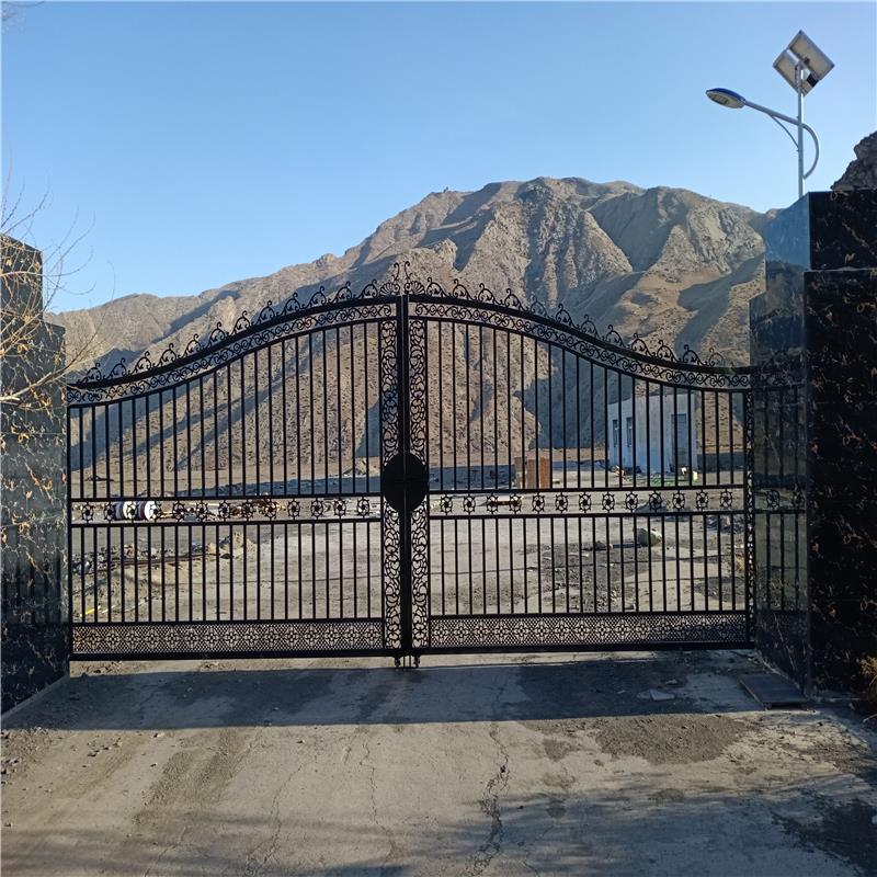 小区铁艺大门加工制作 您想找的我们这里都有