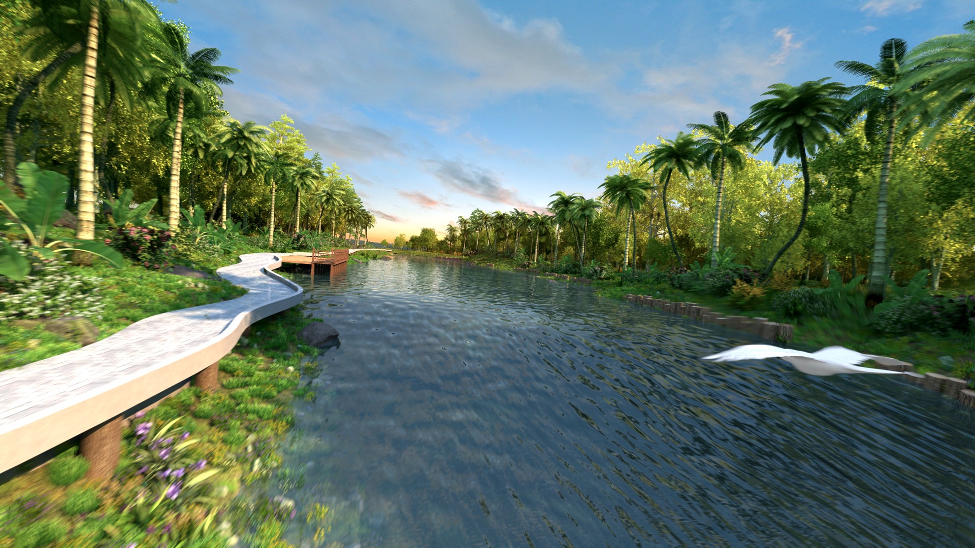 景观效果图渲染素材全景效果图渲染